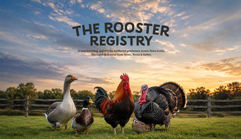 The Rooster Registry Banner